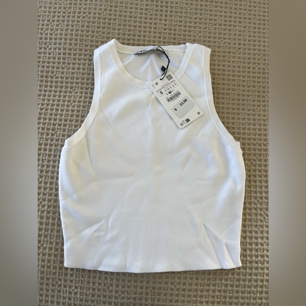 ZARA cropped knit